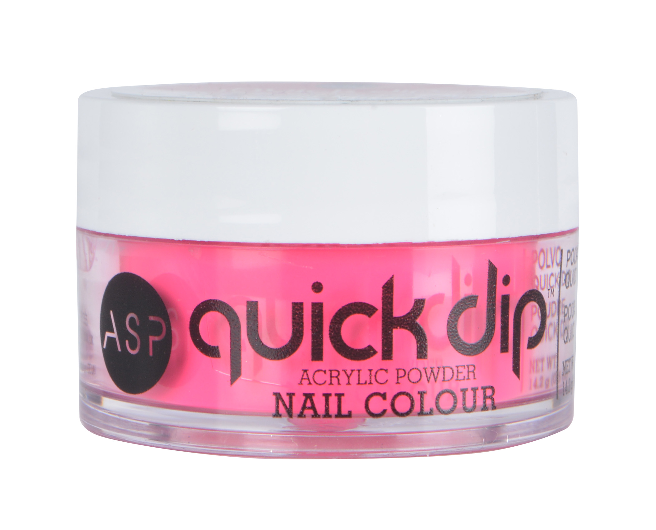 ASP Neon POP Quick-Dip Acrylic Powder Omg Pink