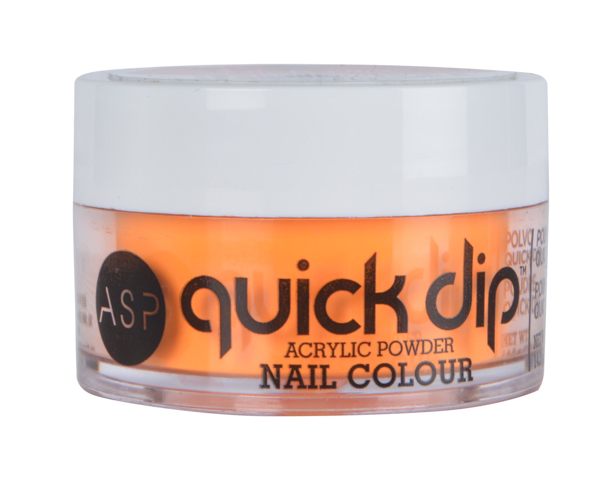 ASP Neon POP Quick-Dip Acrylic Powder Orange Disco
