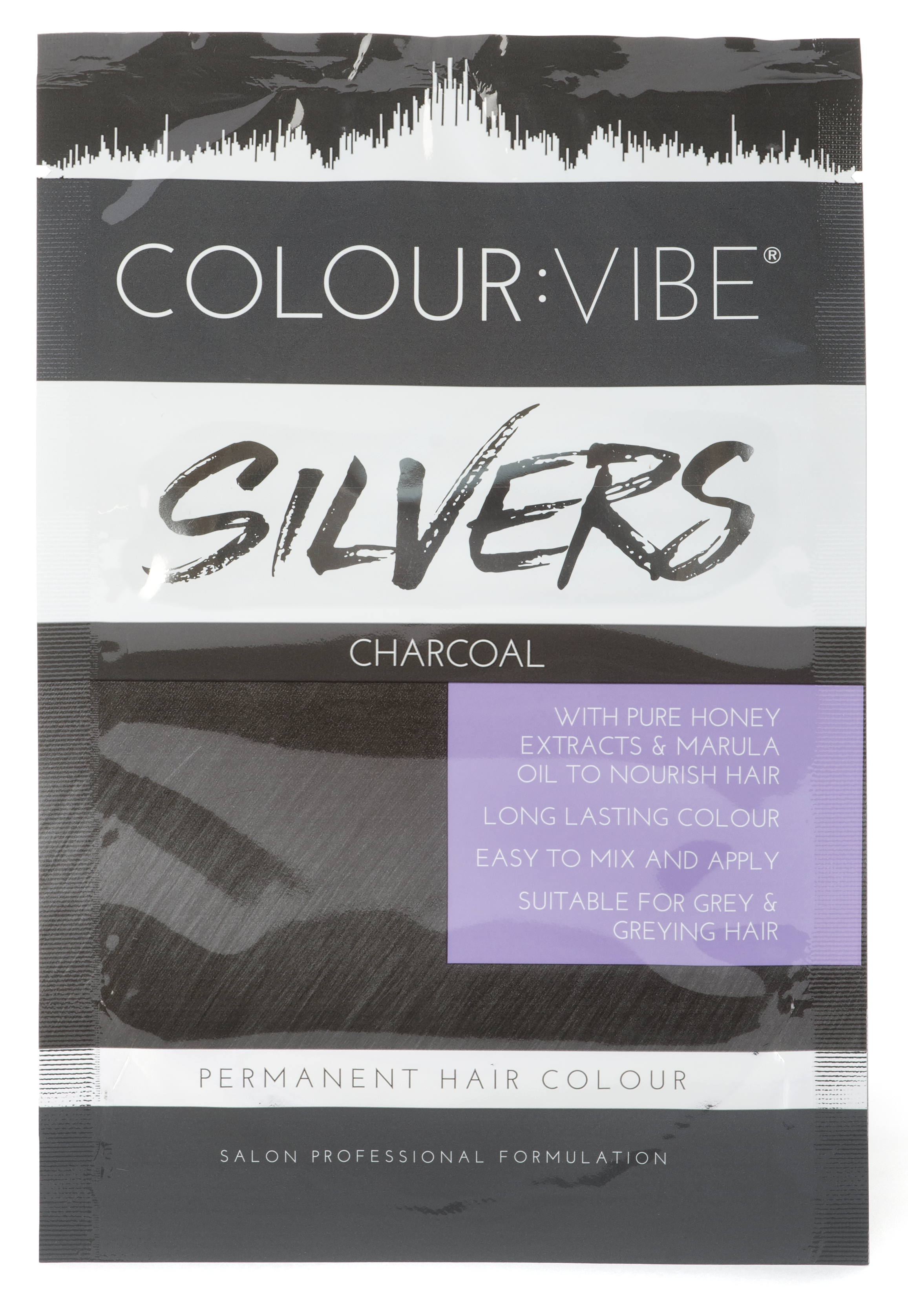 Colour:Vibe Silvers Permanent Charcoal