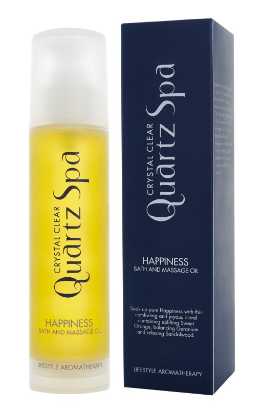Crystal Clear Quartz Spa Happiness Bath & Massage Oil