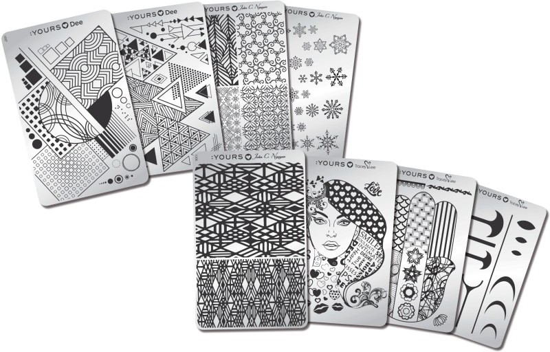 YOURS Loves Winter Wonders Collection nail stamping plates