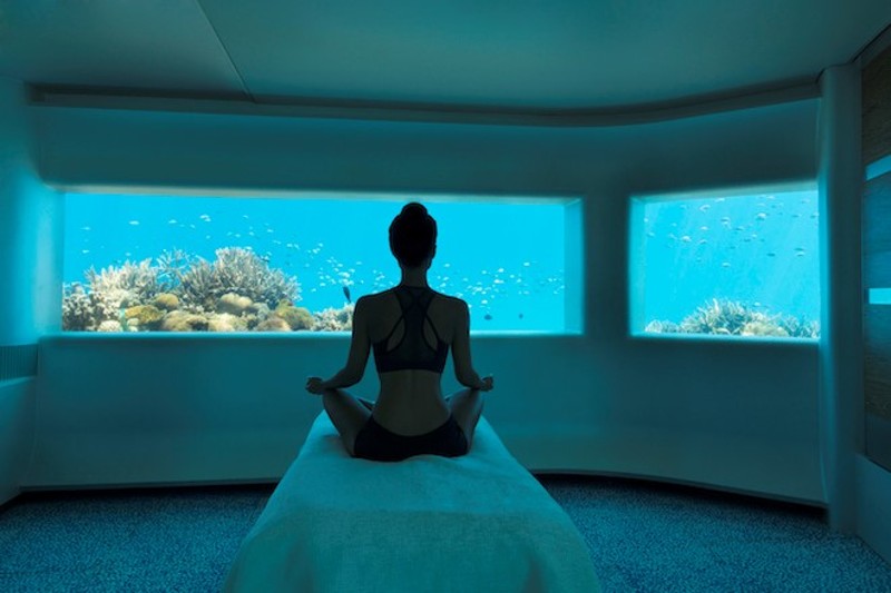 Huvafen Fushi Underwater Dream spa treatment