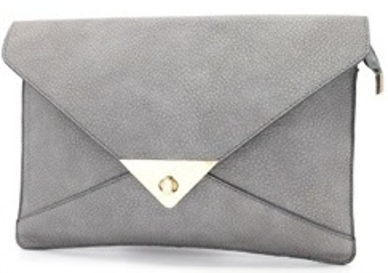 Katherine Daniels Dove Grey Clutch Bag