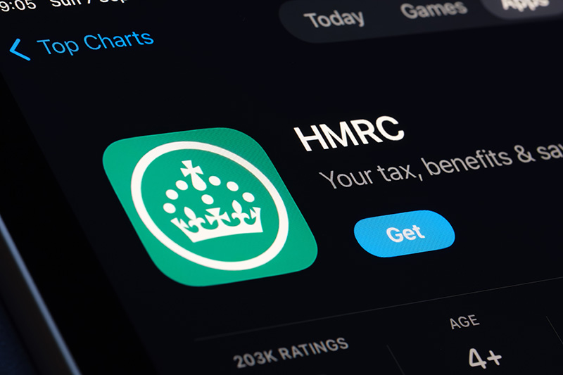 HMRC app on phone 