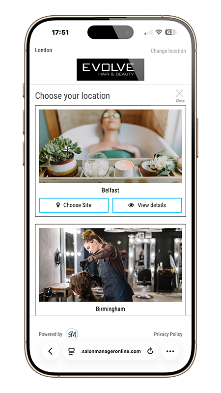 Salon Manager screen shot