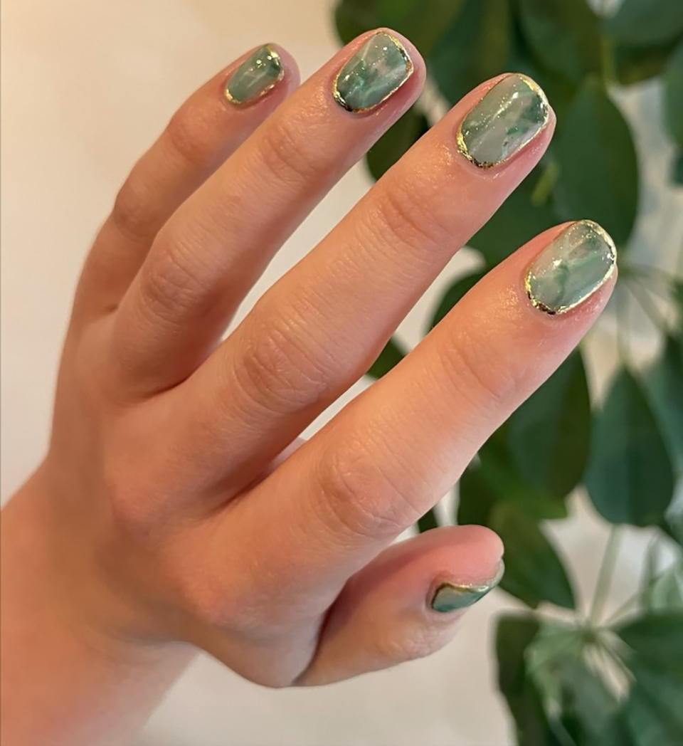 Natural Stone nails - Nail Art